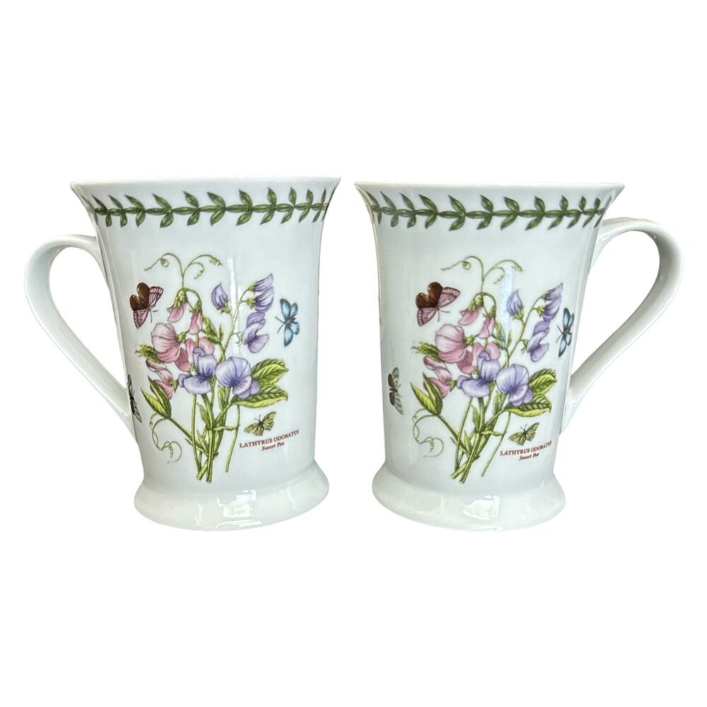 Portmeirion Pimpernel Botanic Garden Coffee Tea Mugs